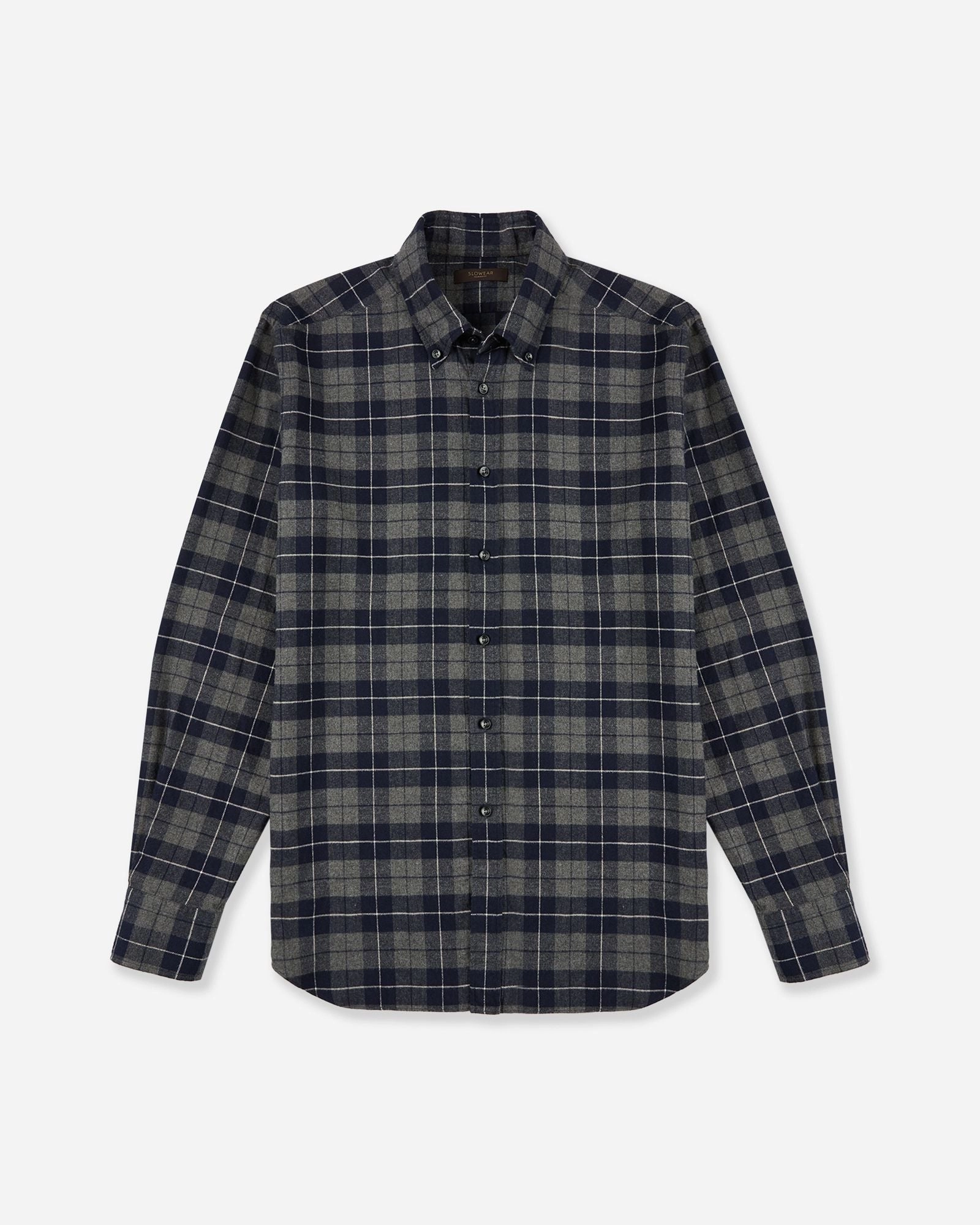 Regular fit cotton flannel shirt All Purpose Weave Design Mountain Escape