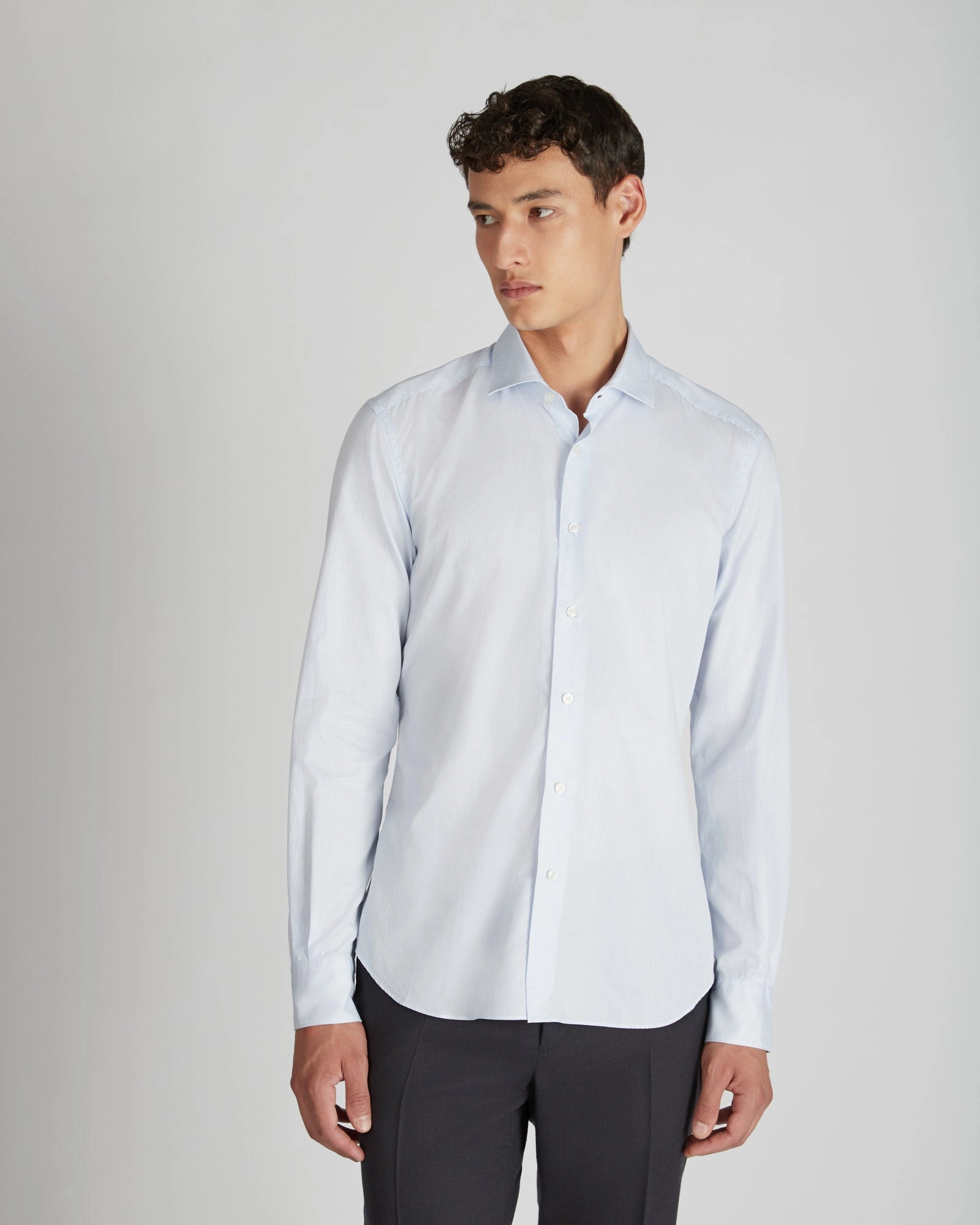 Personalized Touch Slim fit cotton shirt