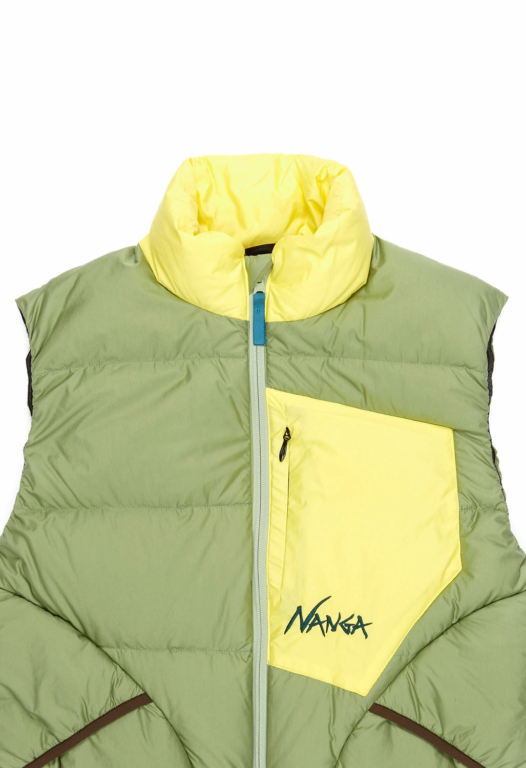 WaterRepellentFabric Nanga Men's Mazeno Ridge Vest - Light Khaki