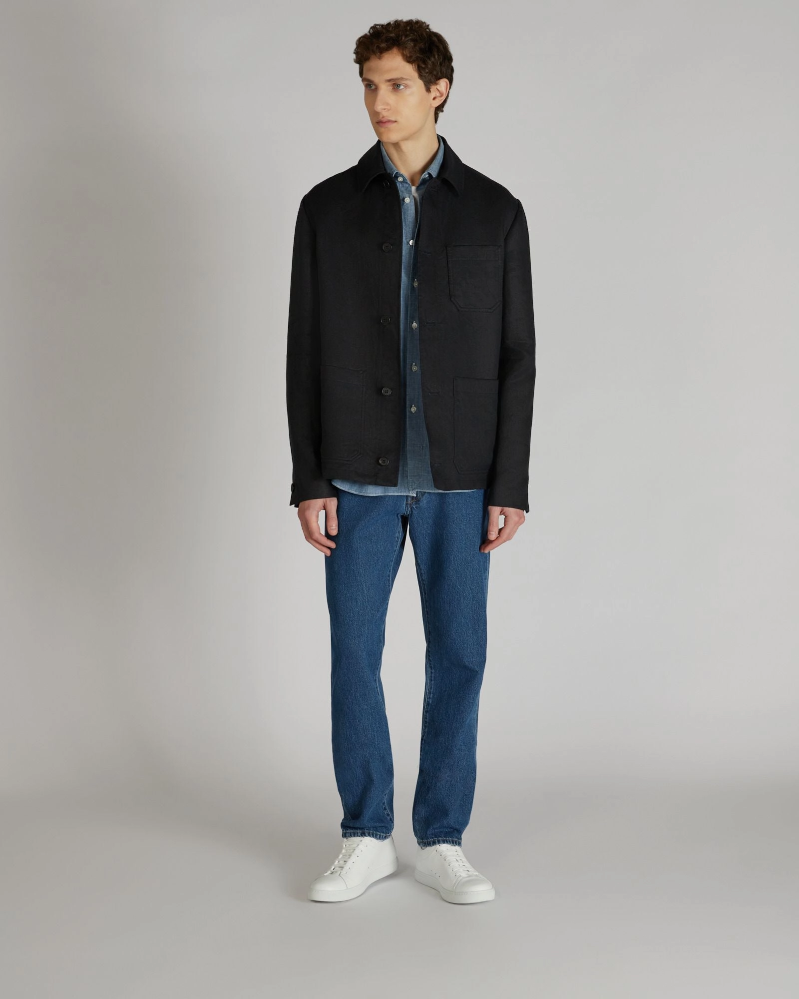 NonChafingLegs Cozy Casual Slim-fit cotton denim five-pocket trouser