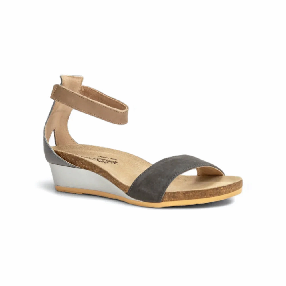 Pixie Sandal (5016) - Oily Black / Slate / Khaki Beige Chic Comfort City Ready