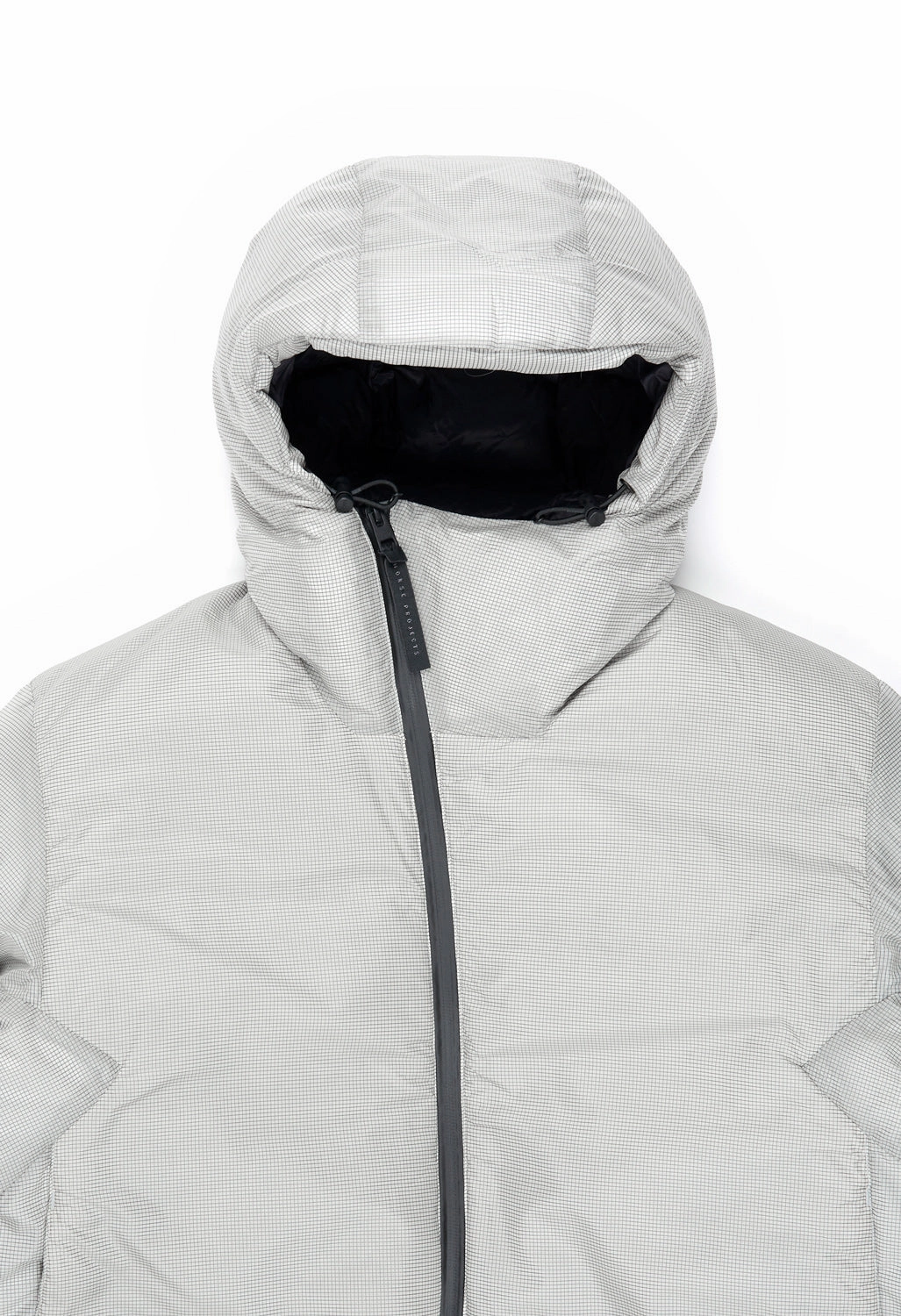 Pasmo Rip Short Down Parka - Lucid White NonChafing Seam Placement