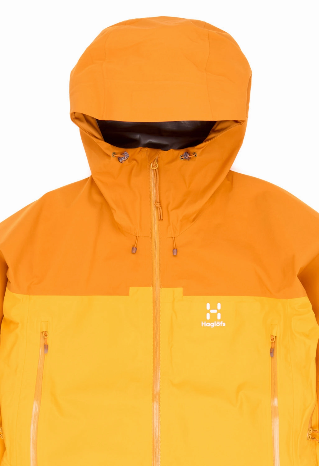 Haglofs Men's ROC Flash GTX Jacket - Sunny Yellow / Desert Yellow Roll up sleeves QuickAccess Pockets