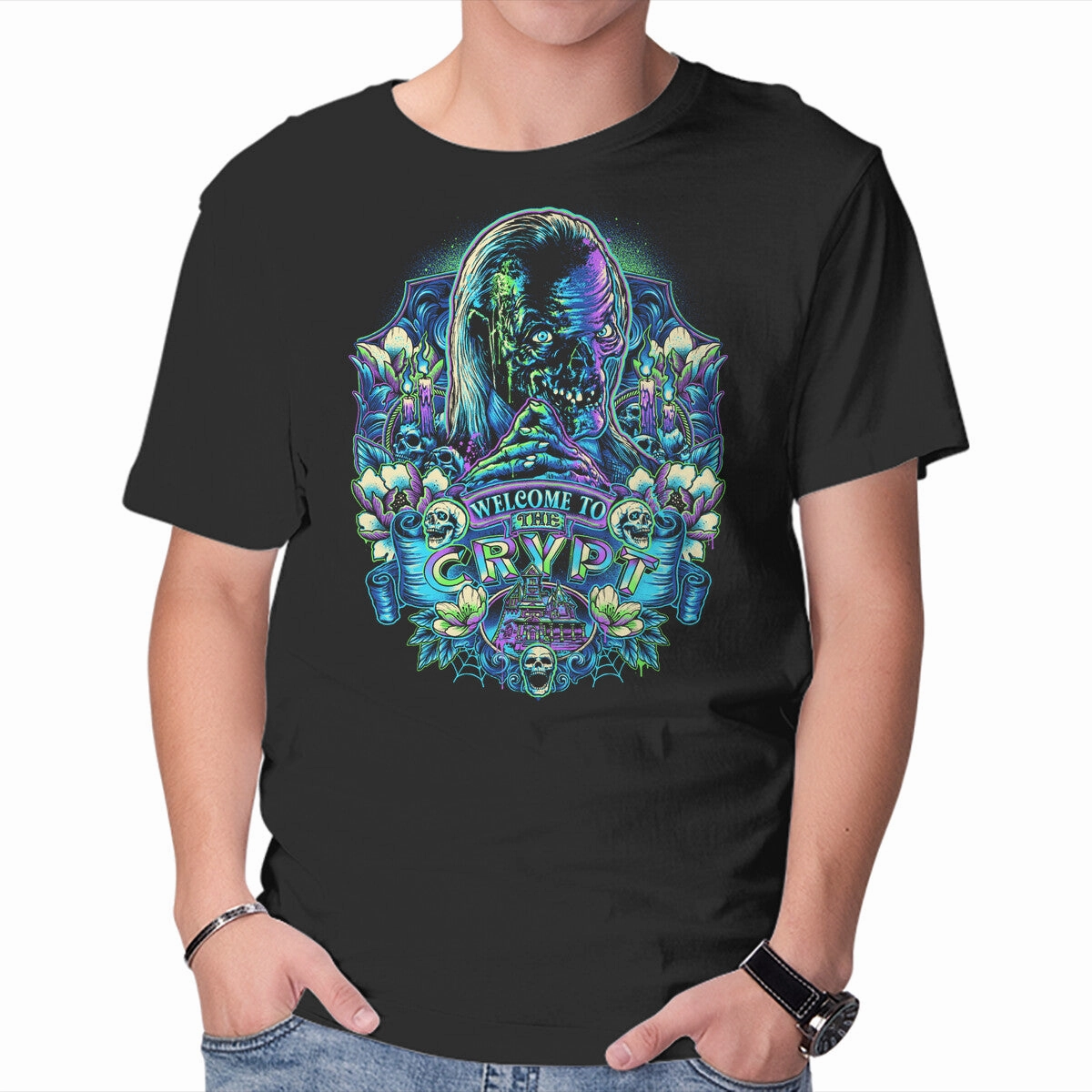 Welcome To The Crypt Moisture wicking Drip Dry Fabric