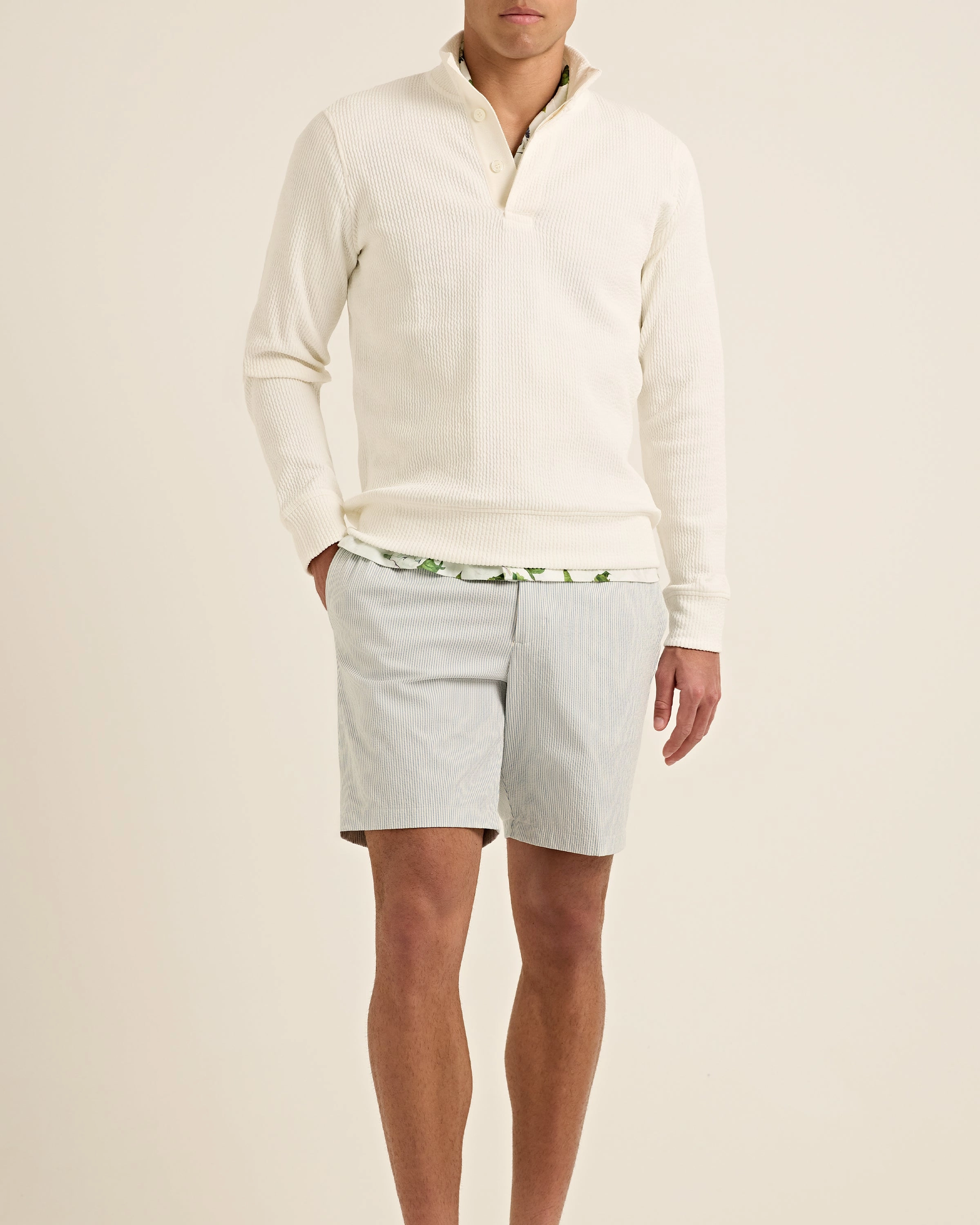 Cornell Seersucker Sporty Casual Active Movement