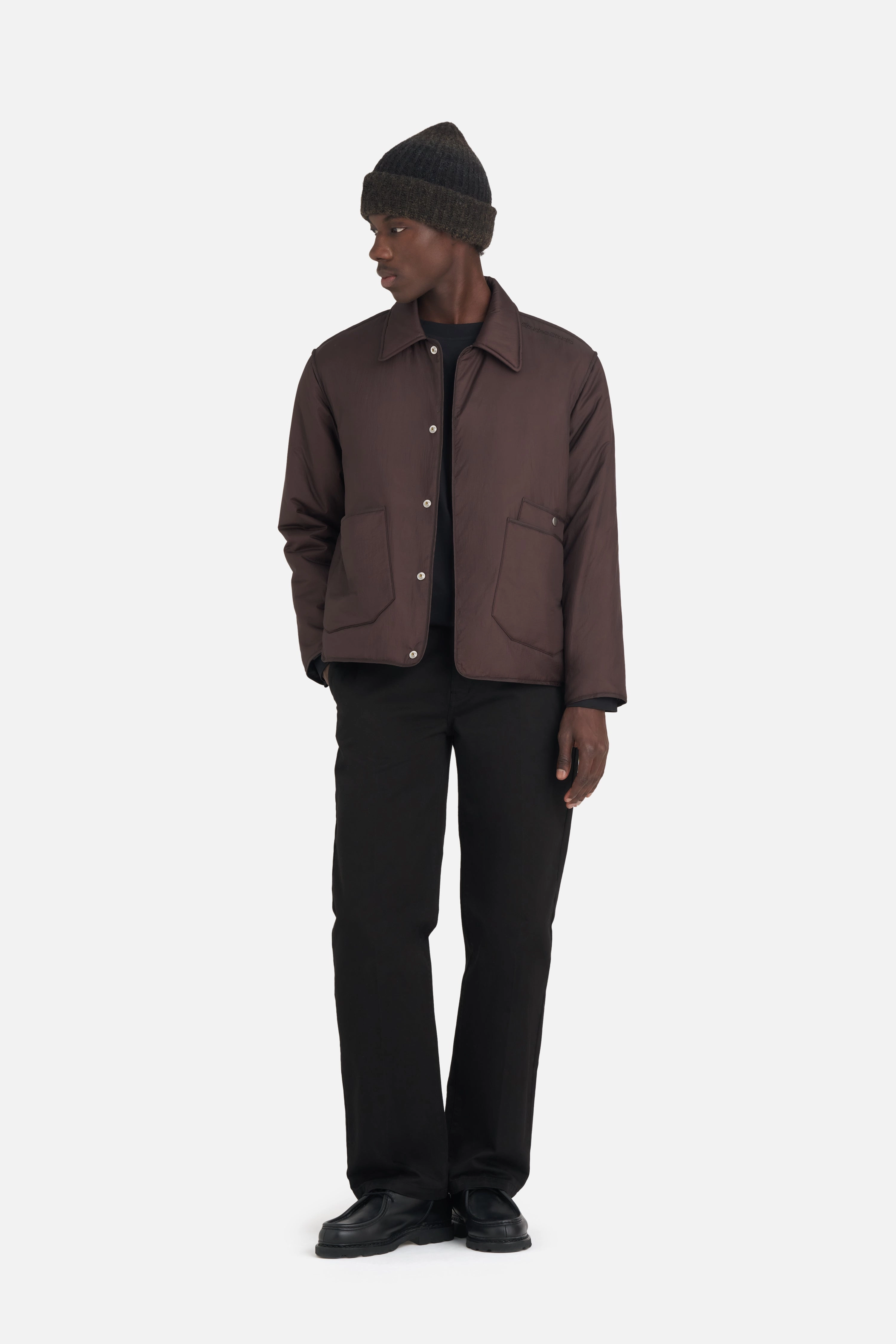 Clean Fit Design PADDED SNAP JACKET