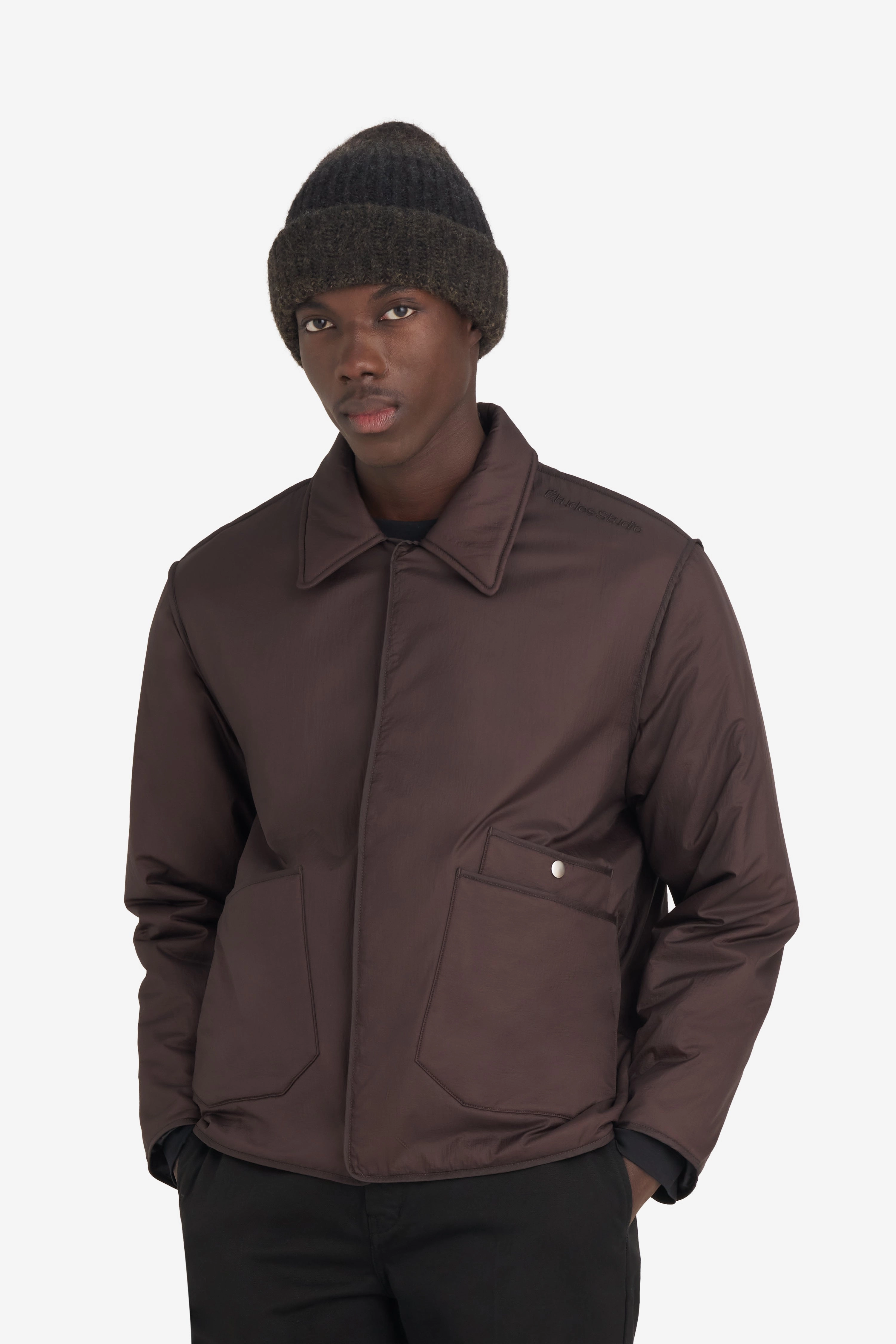 PADDED SNAP JACKET anti static coating