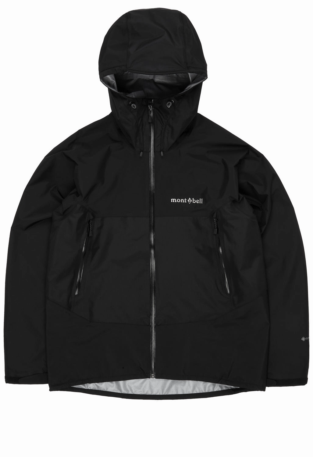 All Day Comfort Design Utility Pockets Montbell Men's Rain Trekker 2.0 Jacket - Black