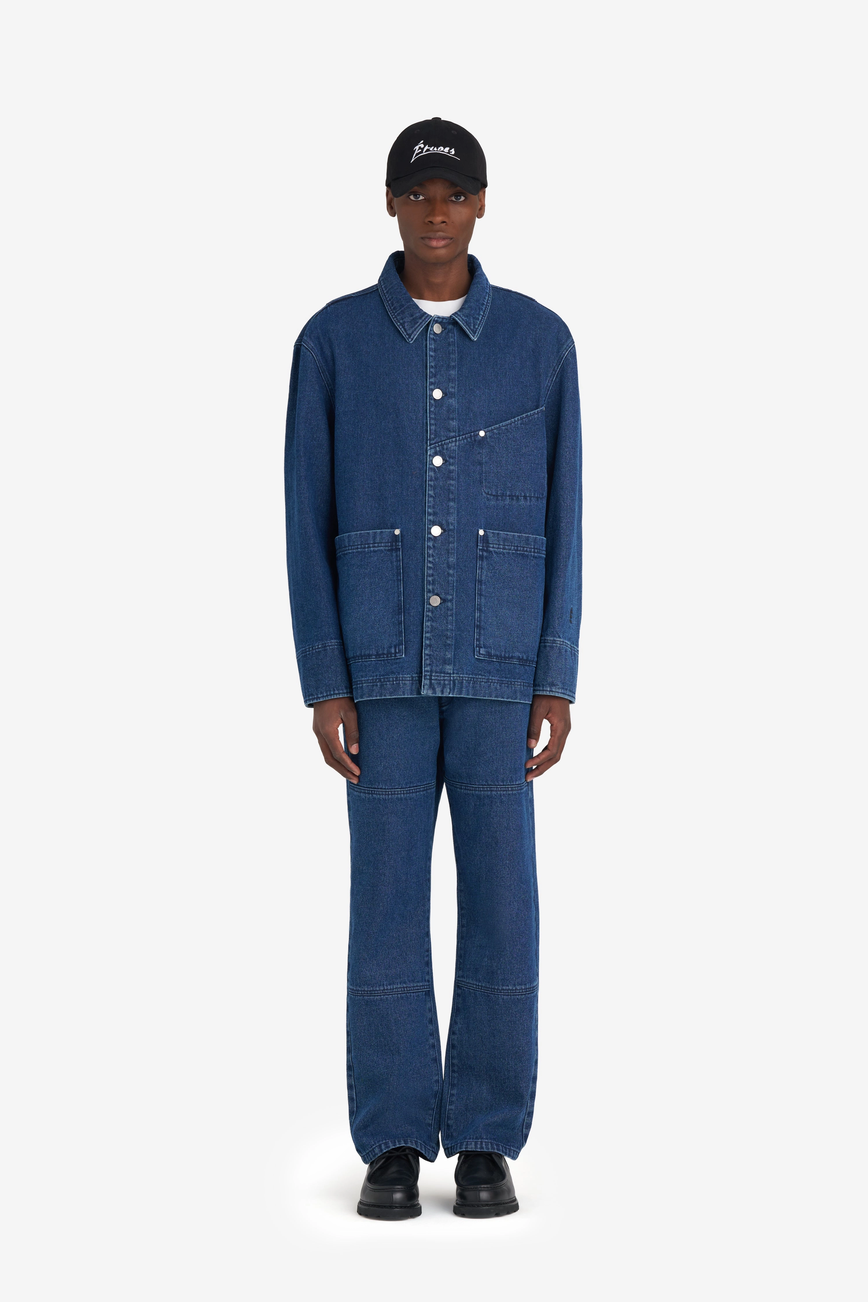 Eco Friendly Fabric QuickRelease Buckles WORKER DENIM JACKET