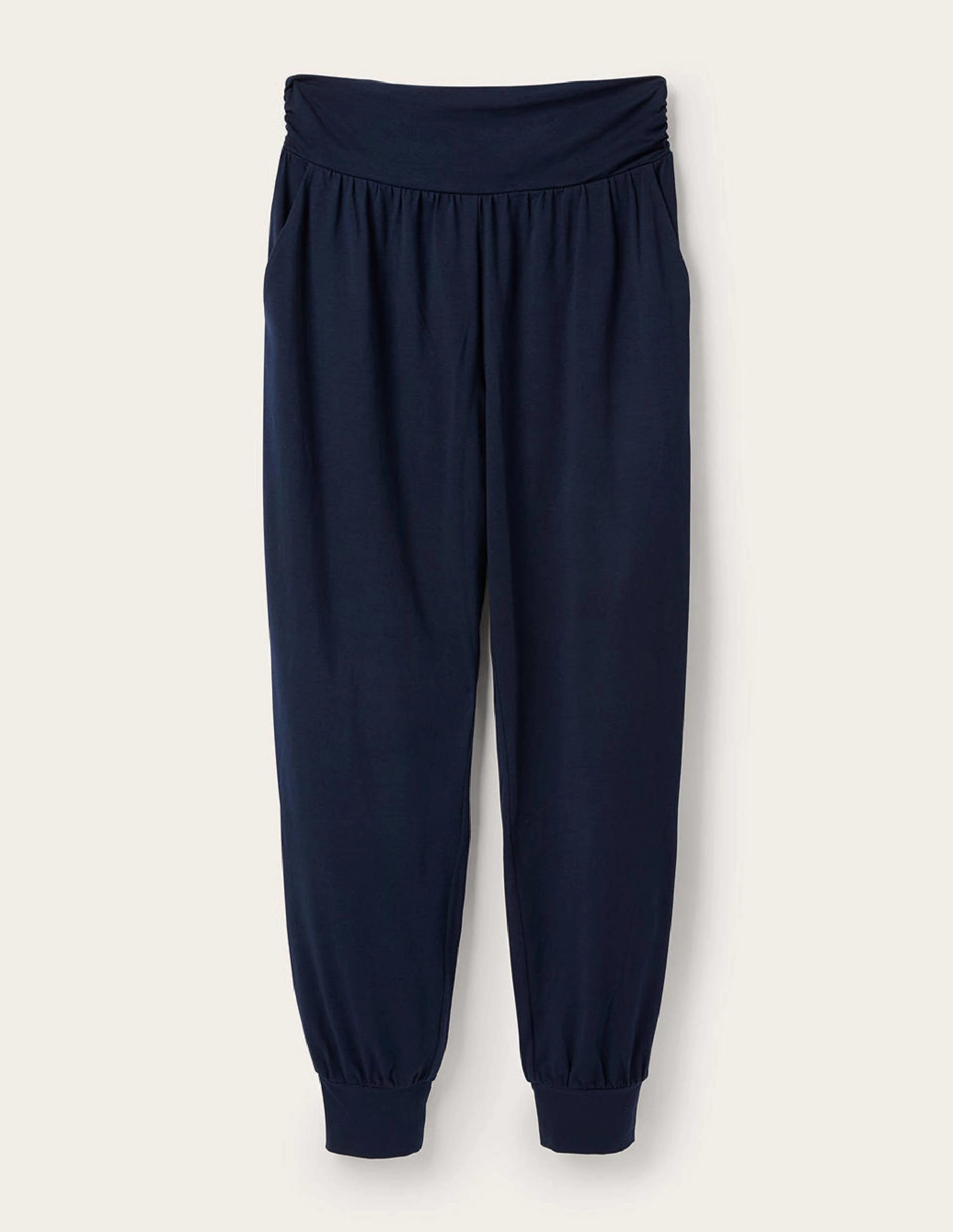 Hareem Jersey Joggers-Navy Soft Waistband