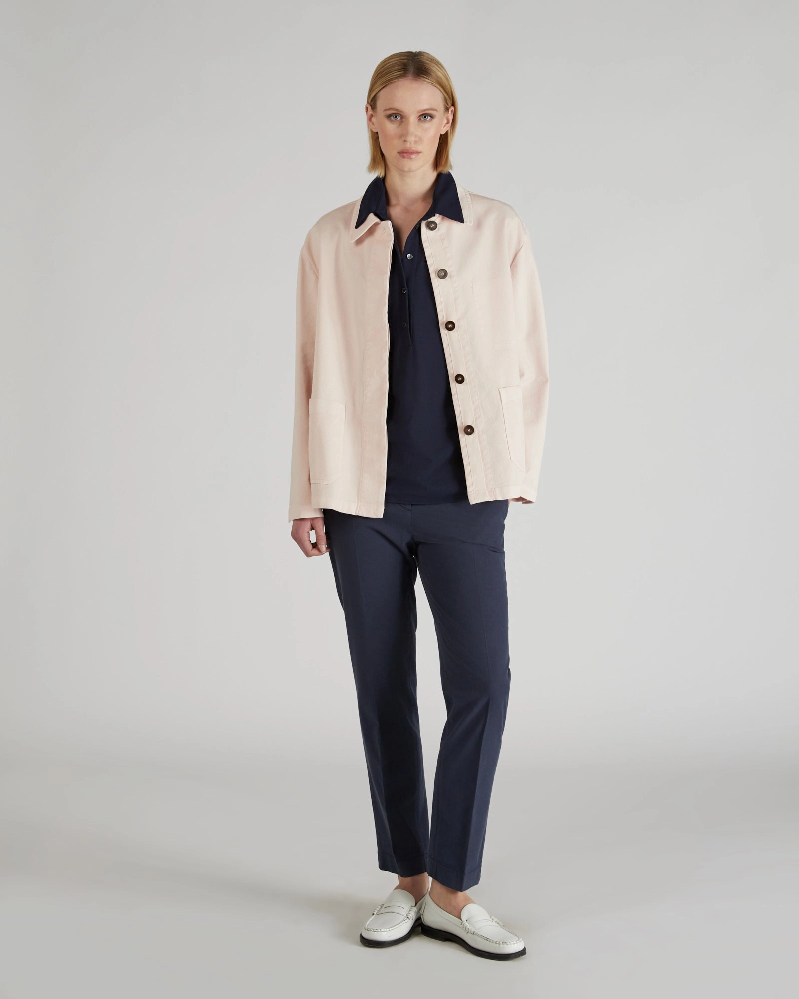 Cotton bull blouse Softshell Fabric ExpandableSideGussets