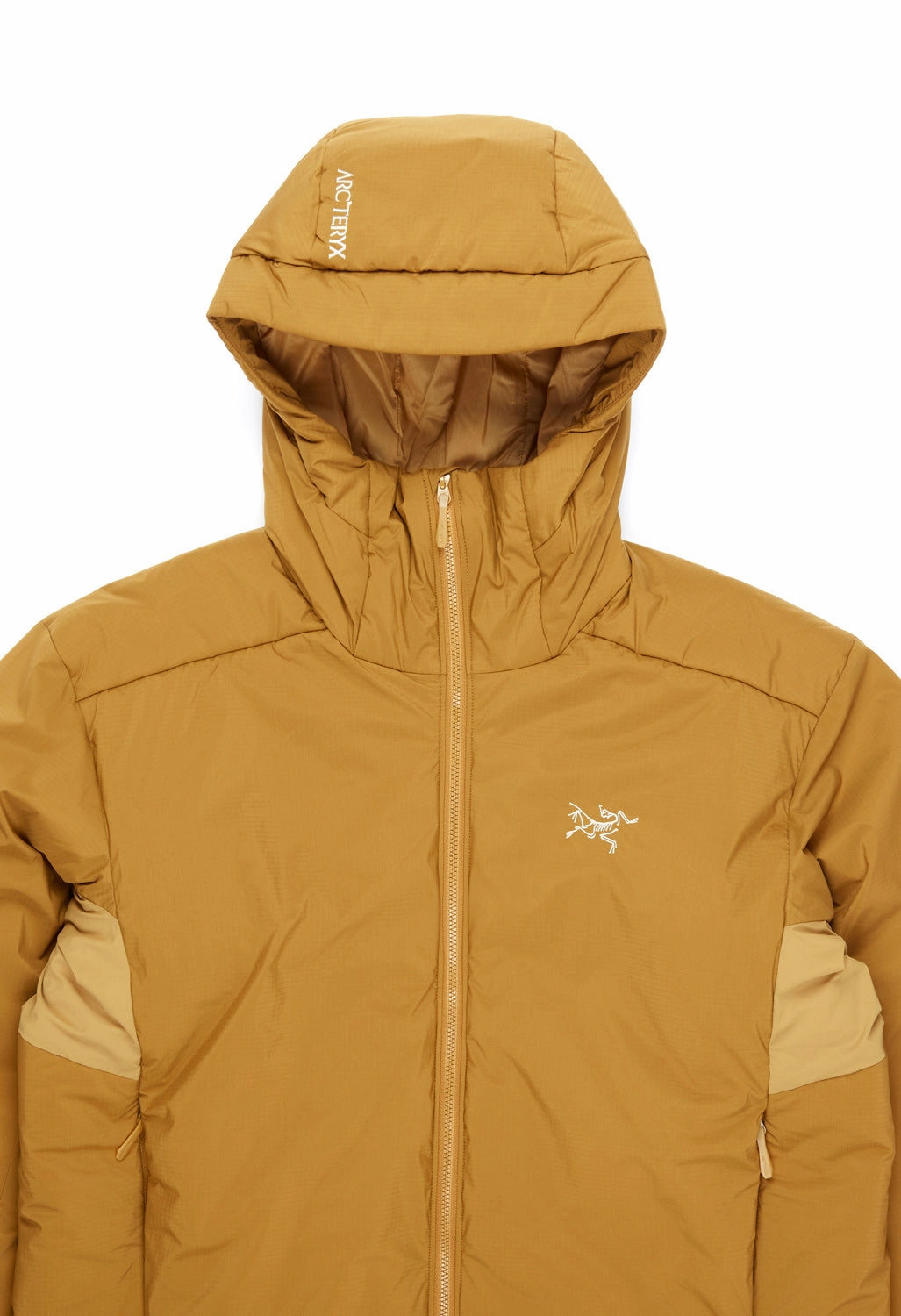 Articulated Ergonomic Fit Arc'teryx Men's Atom Heavyweight Hoody - Yukon