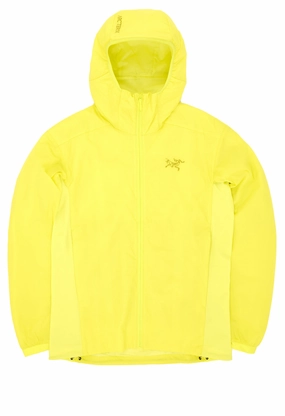 Impact Absorbing Back Panels Laser Cut Airflow Vents Arc'teryx Men's Atom Hoody - Euphoria