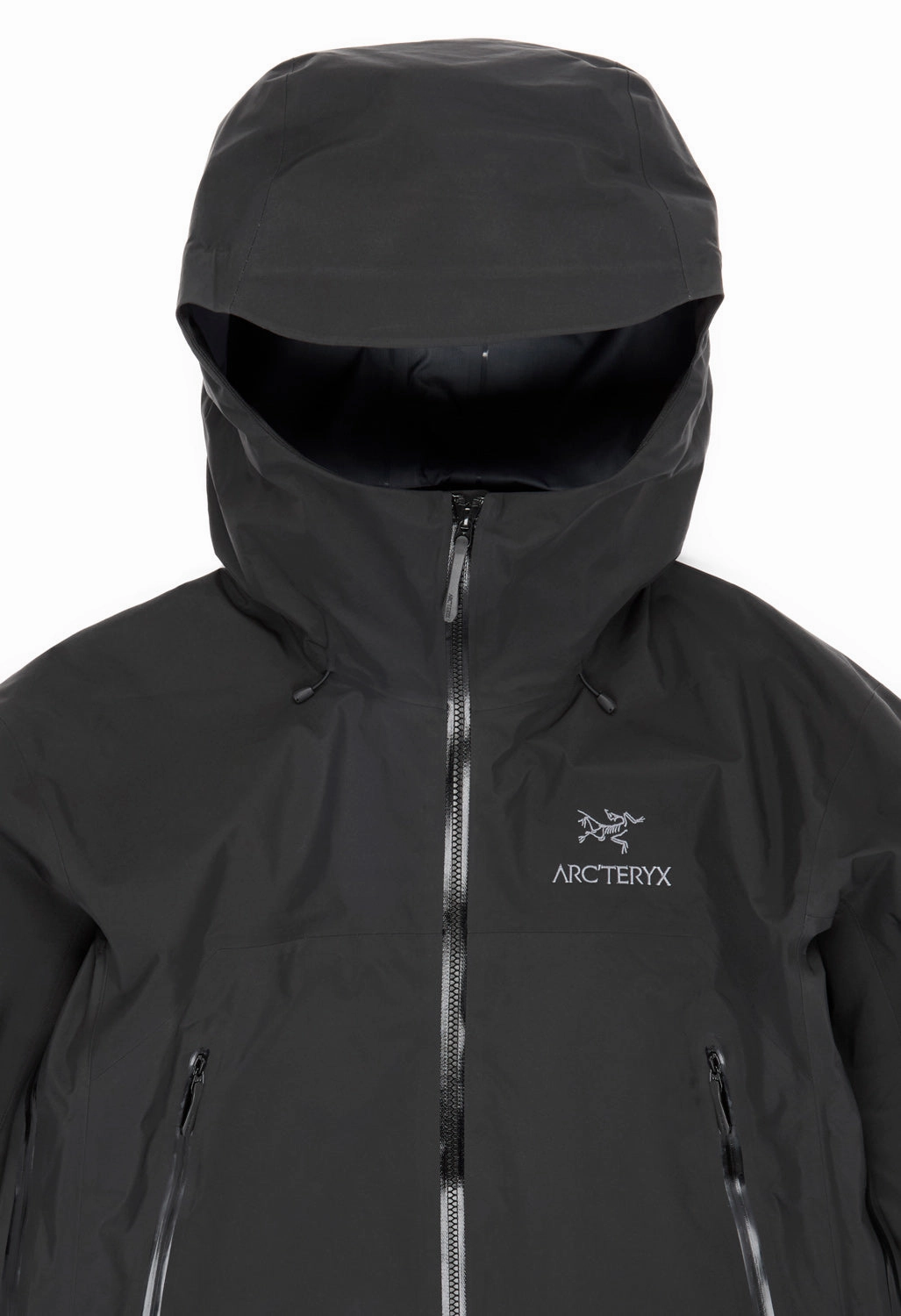 Quick Wear Fit WaterResistantCoating Arc'teryx Men's Beta AR StormHood GORE-TEX Pro Jacket - Black