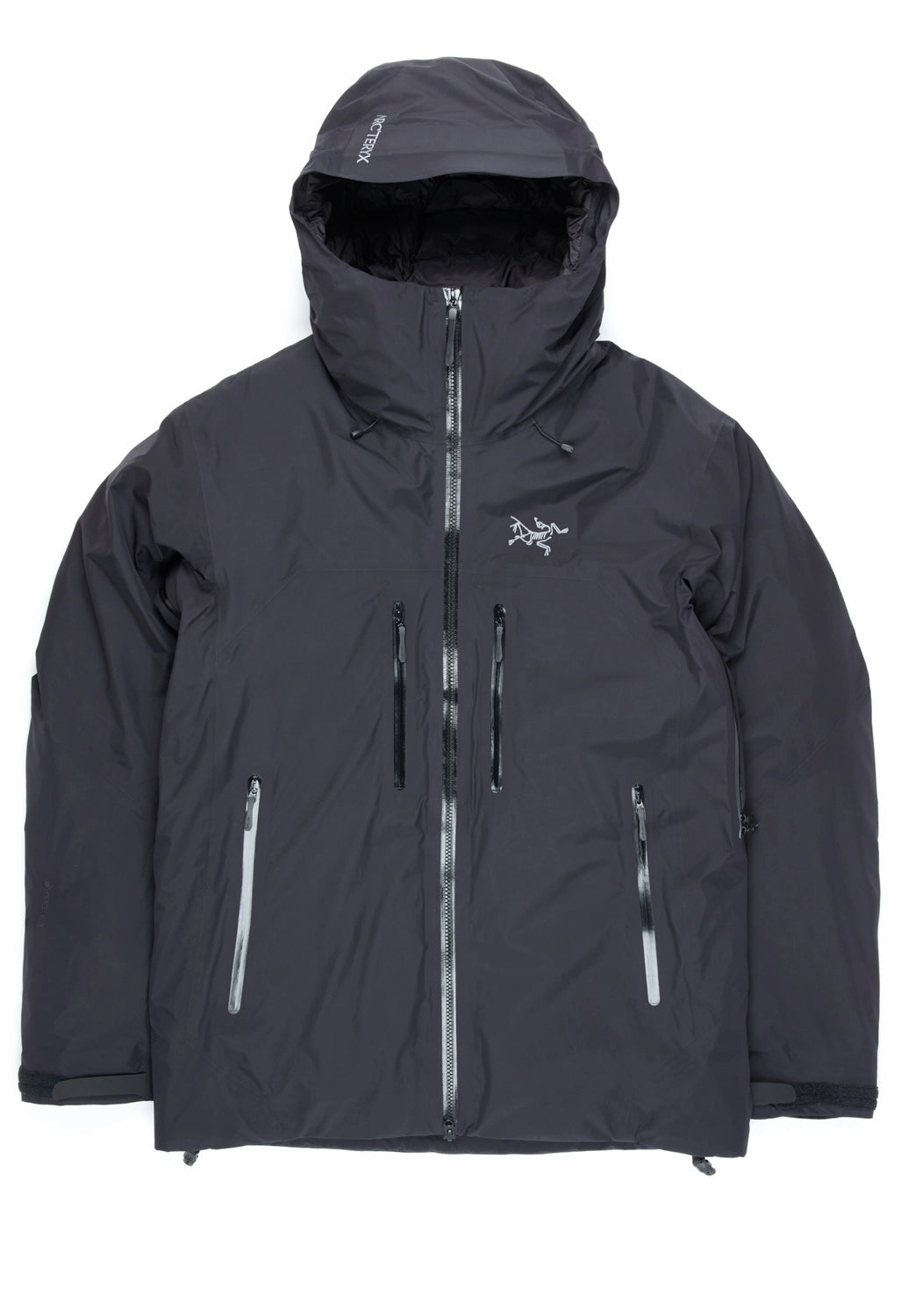 Arc'teryx Men's Beta Down Insulated GORE-TEX Jacket - Black Double Breasted