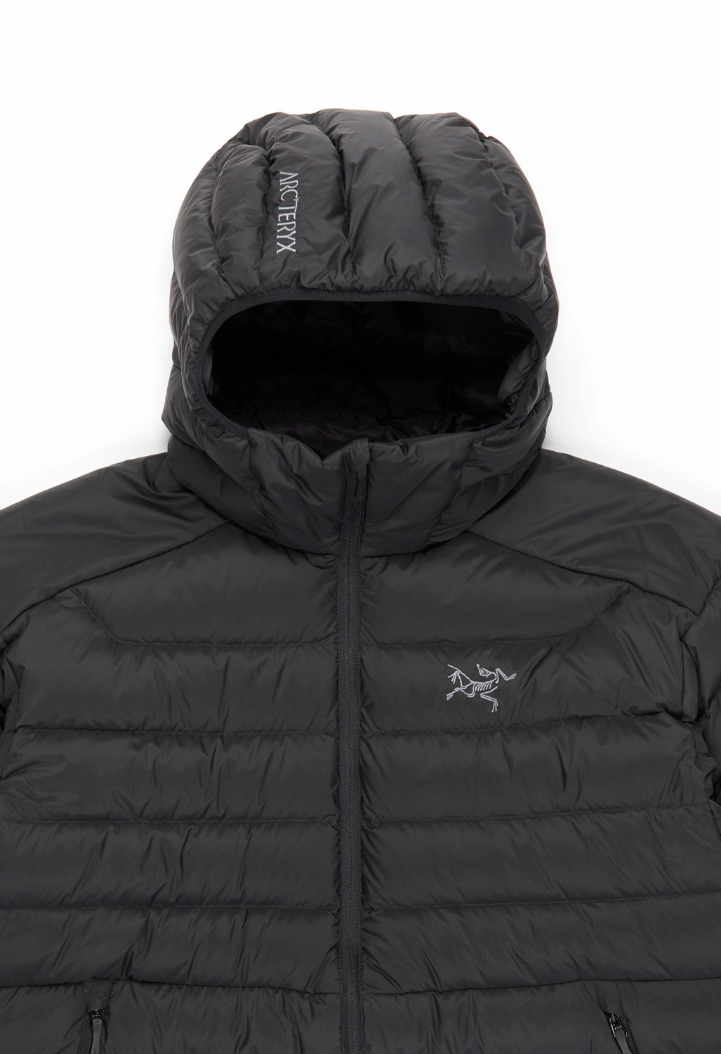 Quilted Interior Stripe Look Arc'teryx Men's Cerium Hoody - Black