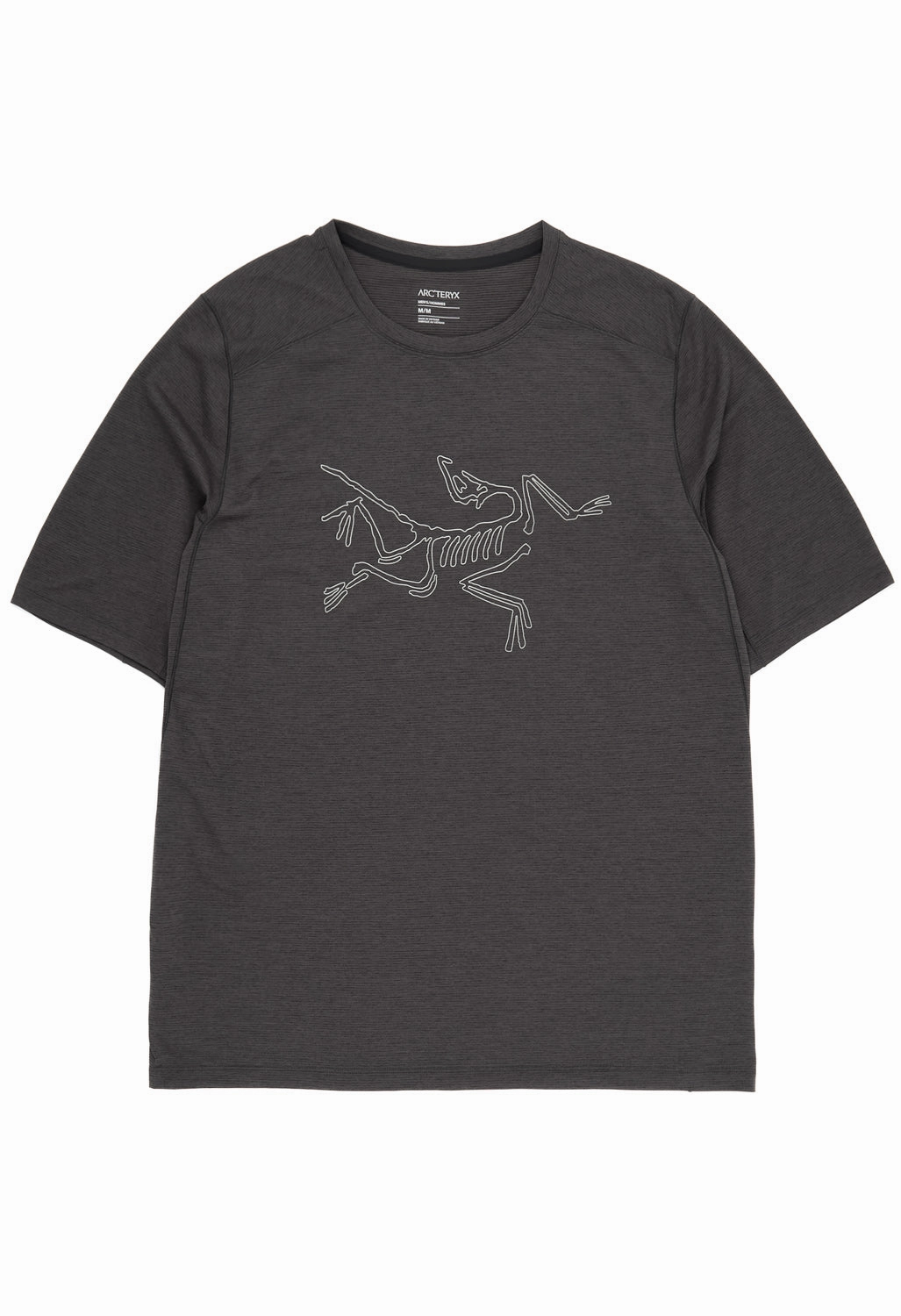 Arc'teryx Men's Cormac Logo T-Shirt - Black Heather Cozy and Light Fresh Outfit Style