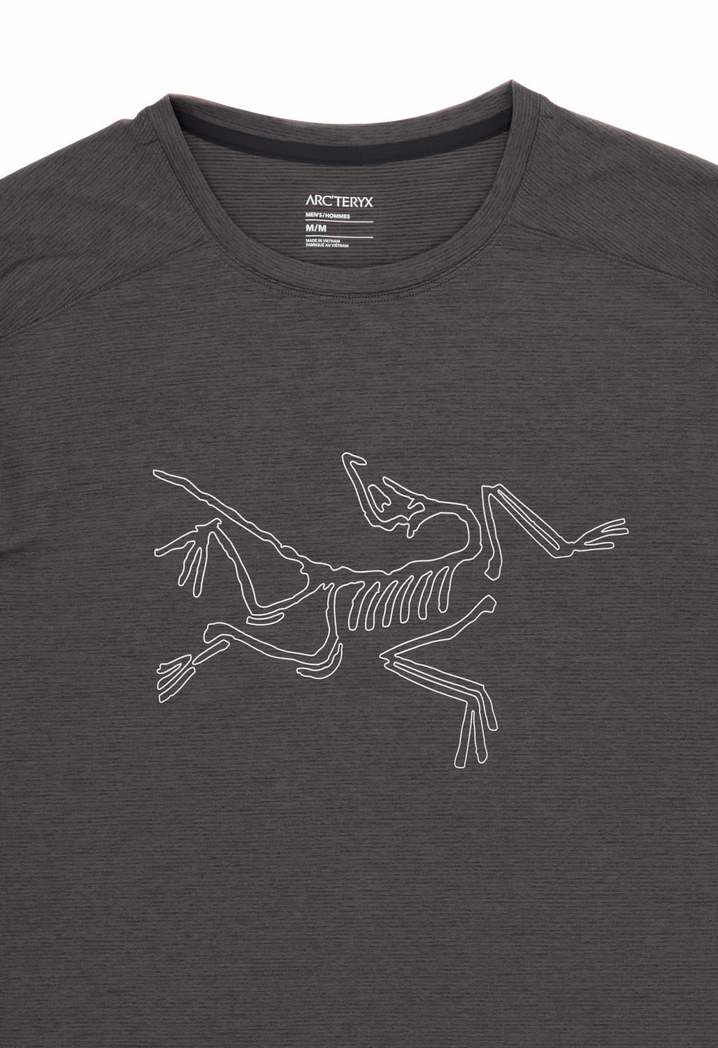 Cozy Wear Fit Arc'teryx Men's Cormac Logo T-Shirt - Black Heather