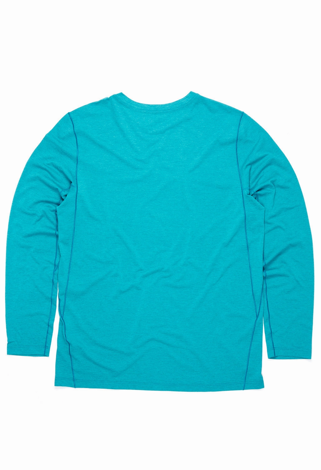 Ethically Sourced Material Smooth Flatlock Stitching Arc'teryx Men's Cormac Long Sleeved Crew - Dark Blue Tetra Heather