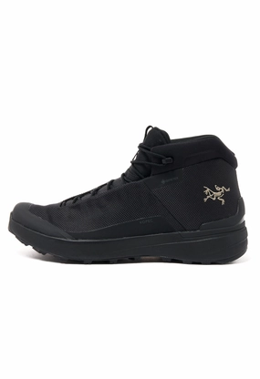 Arc'teryx Men's Kopec Mid GORE-TEX Boots - Black / Black Subtle Aesthetic Easy Wear