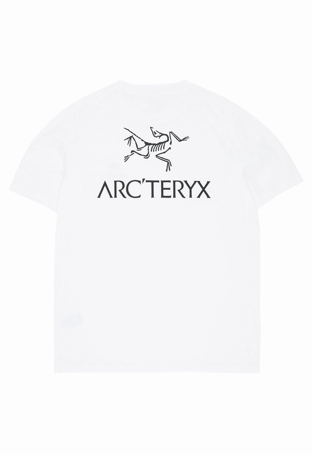Arc'teryx Men's Kragg SL Bird Word T-Shirt - White Light / Black Boat Neck Abrasion resistant