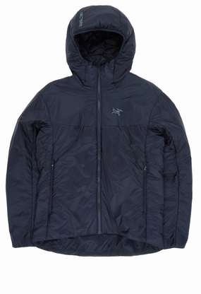 Arc'teryx Men's Nuclei Hoodie - Black Sapphire WrinkleFreeFinish
