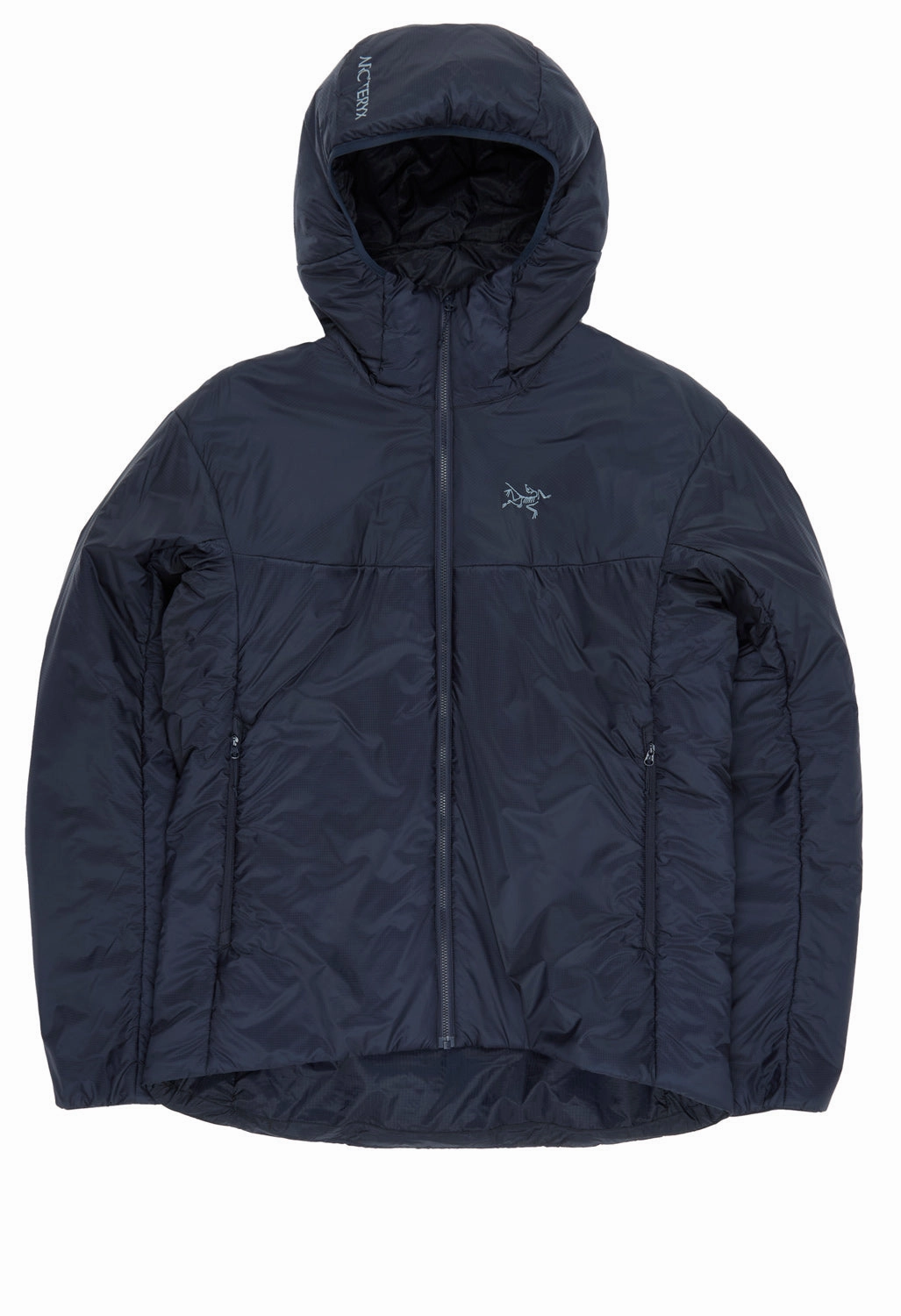 Arc'teryx Men's Nuclei Hoodie - Black Sapphire WrinkleFreeFinish