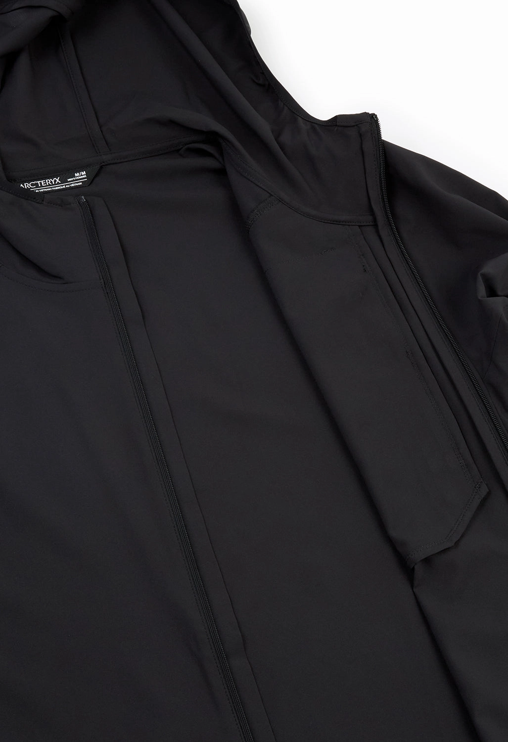 Arc'teryx Men's Sima Hoody - Black Ventilated Back Multi Directional Stretch