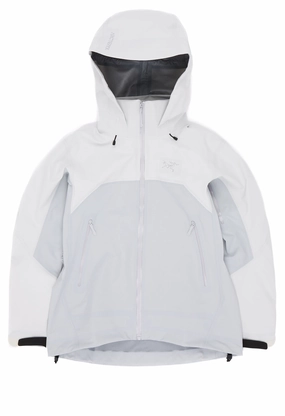 Functional Pockets Style Arc'teryx Women's Beta AR Jacket - Arctic Silk / Solitude