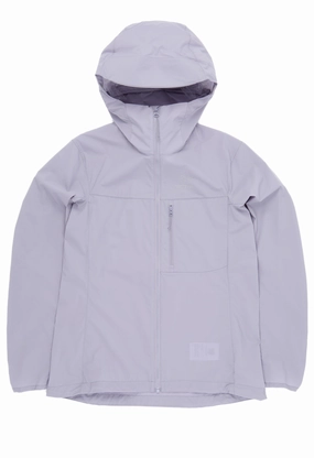 Arc'teryx Women's Squamish Hoodie - Velocity Heather AllDay Comfort Design Windbreaker Inspired Fit
