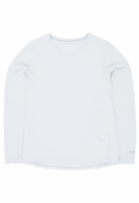 Durable Knit Structure Abstract mystery Arc'teryx Women's Taema Long Sleeve Crew - Atmos Heather