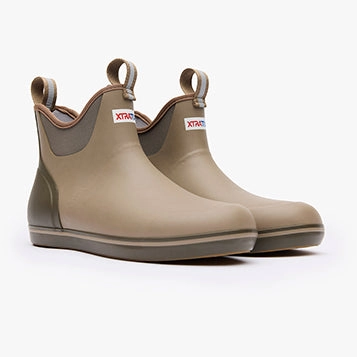 Seamless Comfort City Walking Grippy Outsole Weather Resistant User Men's 6" Ankle Deck Boot