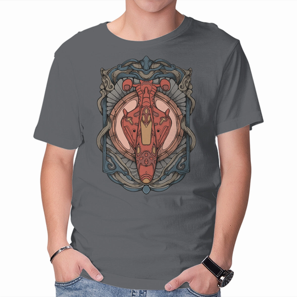 Ethically Sourced Material Water Based Ink Print Outlaw Star