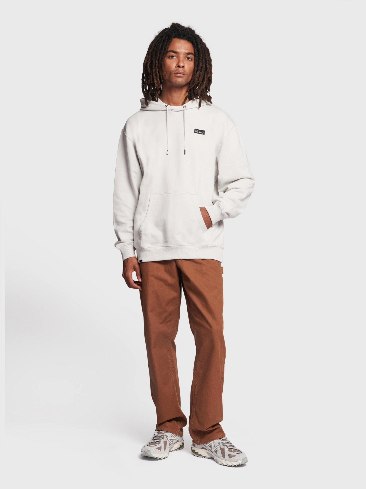 Cozy And Stylish product shiny sparkle Badge Hoodie in Nimbus Cloud