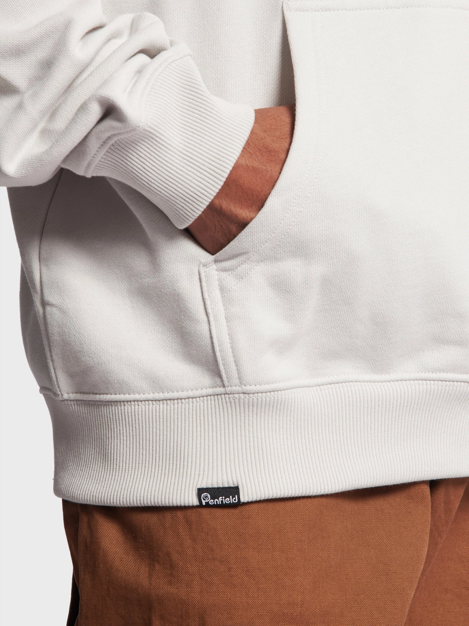 Badge Hoodie in Nimbus Cloud Cozy All Day