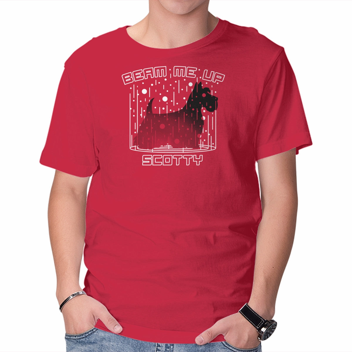 Printed Logo Beam Me Up