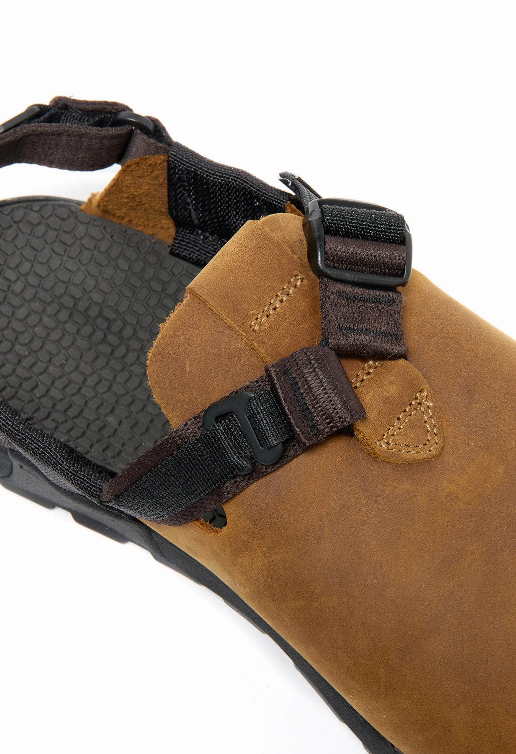 Bedrock Sandals Mountain Clog - Brown Nubuck Leather At-Home Style
