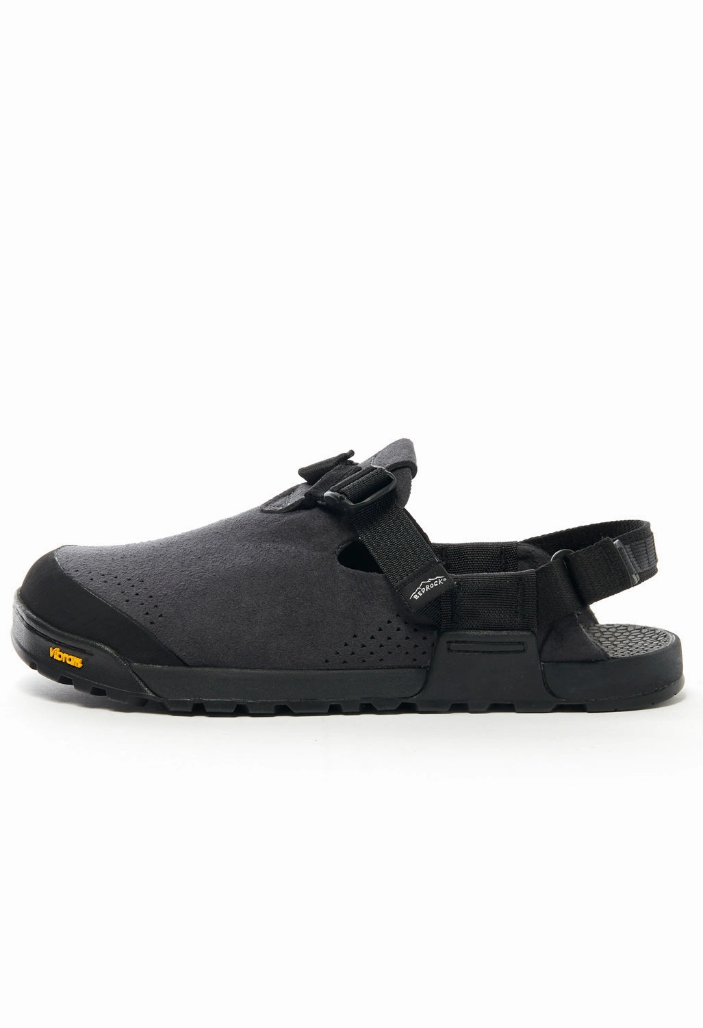 Bedrock Sandals Mountain Clog - Grey Synthetic Suede Sunday Vibe