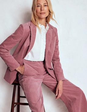 Belgravia Cord Trousers-Blushing Rose Core Utility Fit For Movement