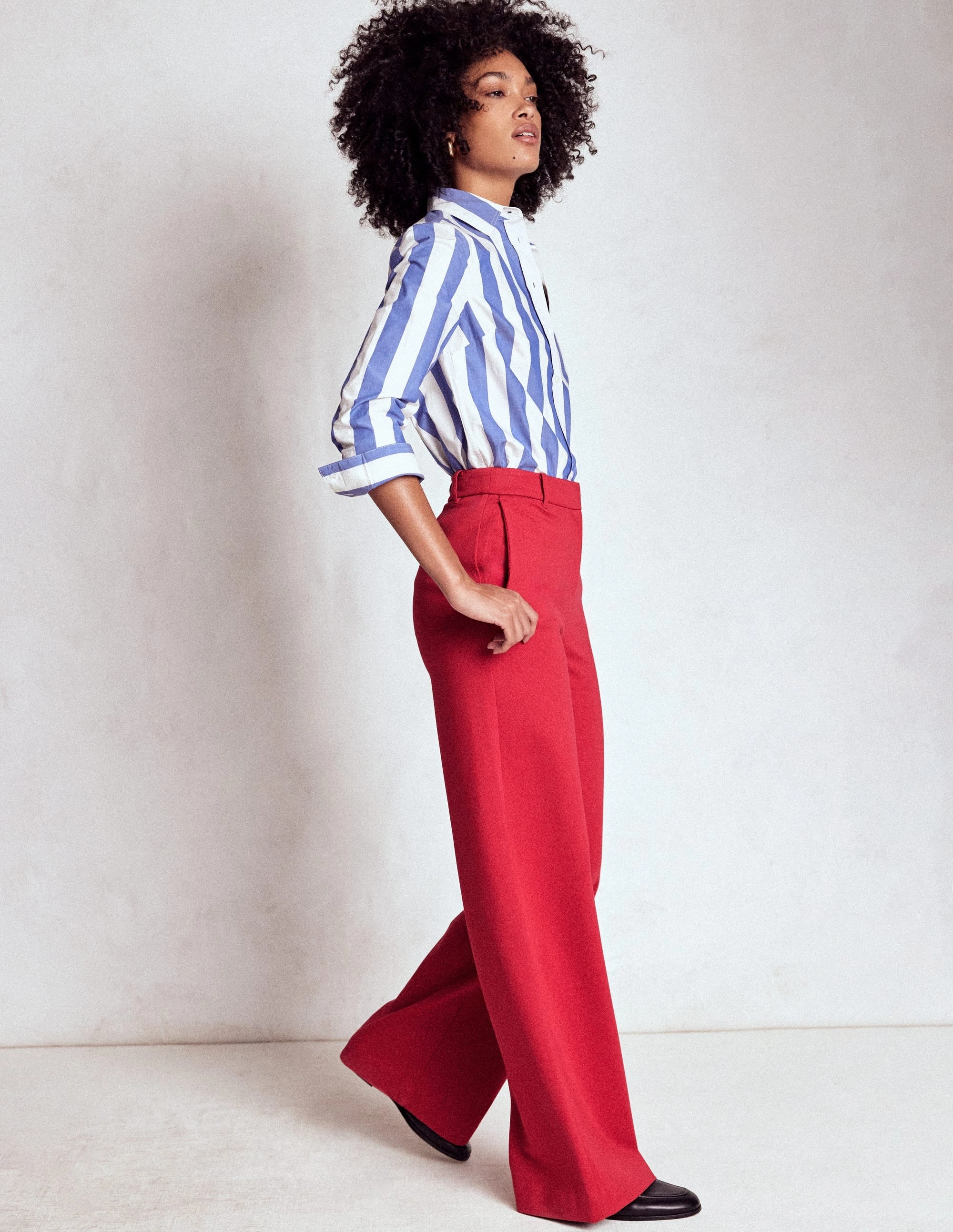 Sport Ready Fit Belgravia Ponte Trousers-Carmine Red