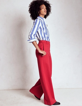 Sport Ready Fit Belgravia Ponte Trousers-Carmine Red