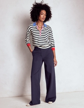 Belgravia Ponte Trousers-Navy All-Purpose Wear