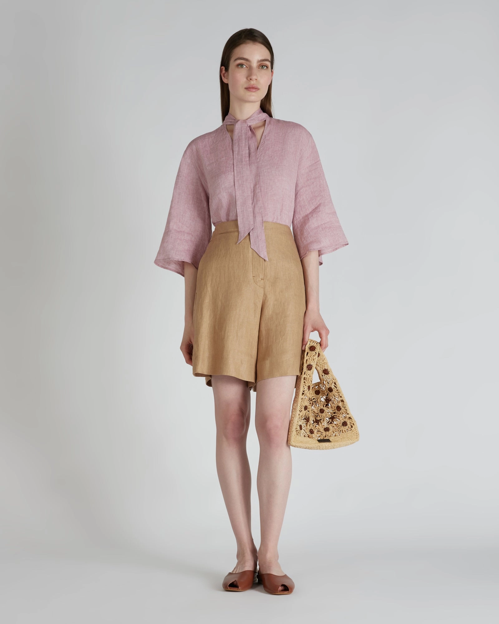 Bermuda shorts in linen Smart Style