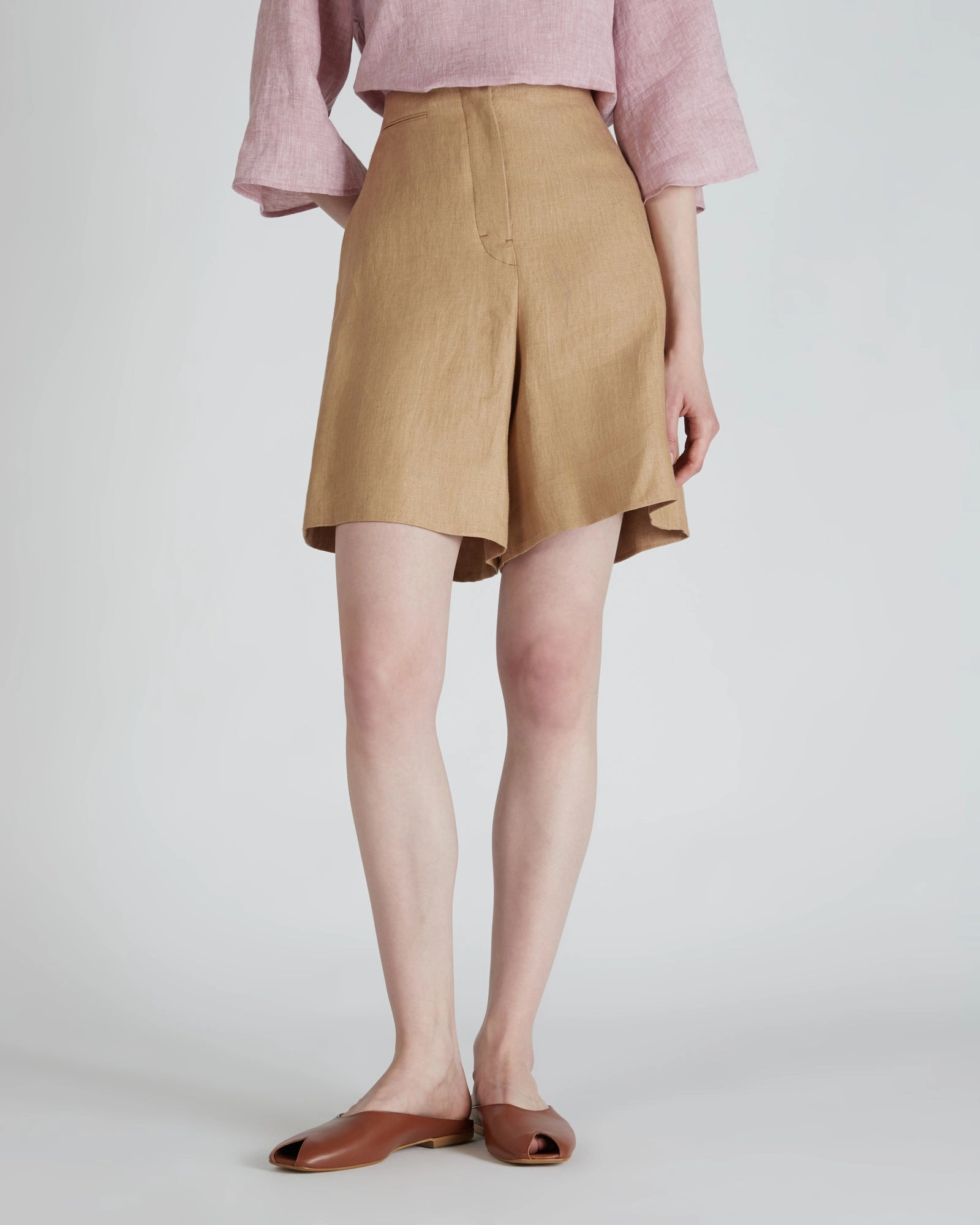 Bermuda shorts in linen Chilly Day Ready Sporty Fit
