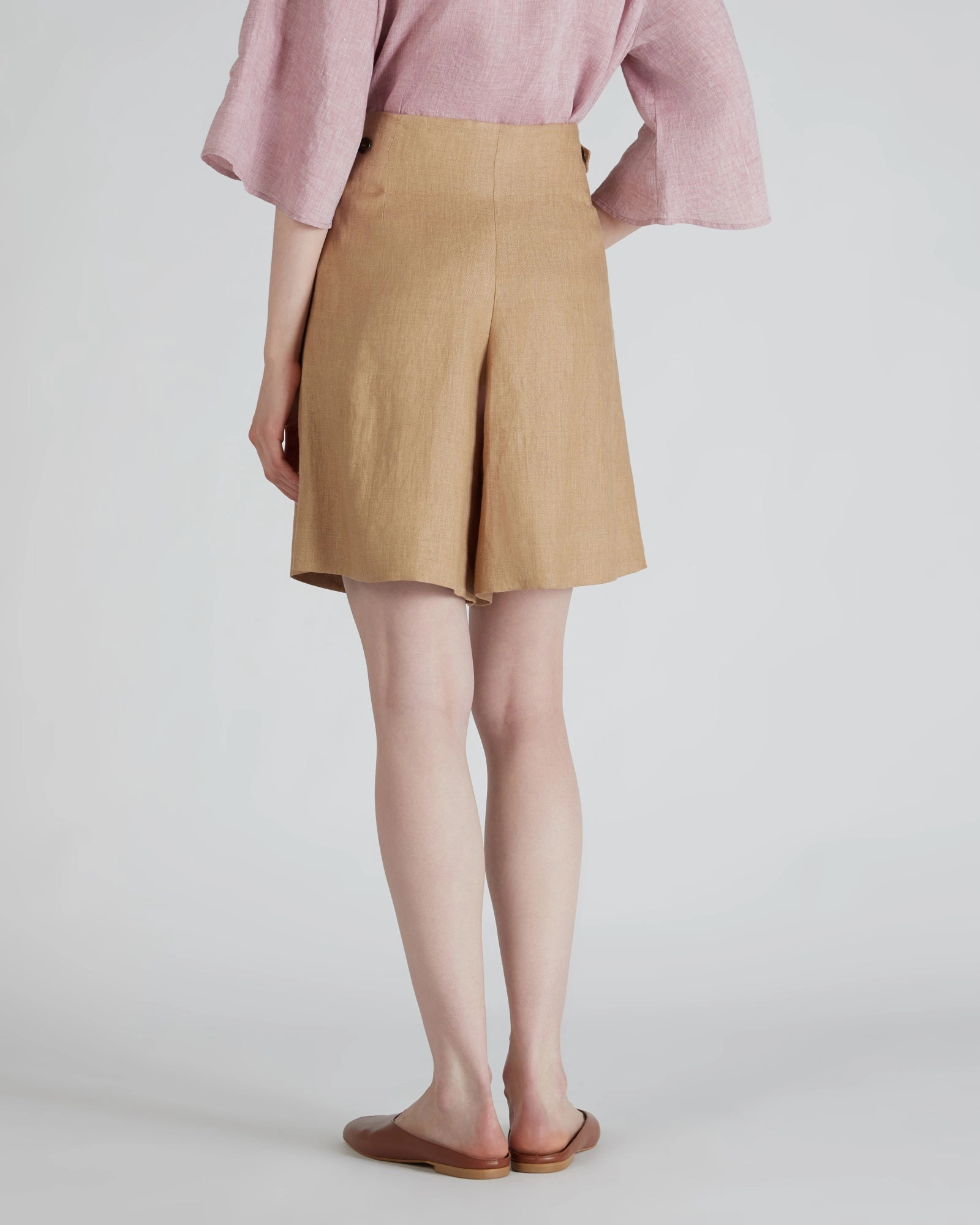 Bermuda shorts in linen Daily Comfort Fit Non Irritating Tags
