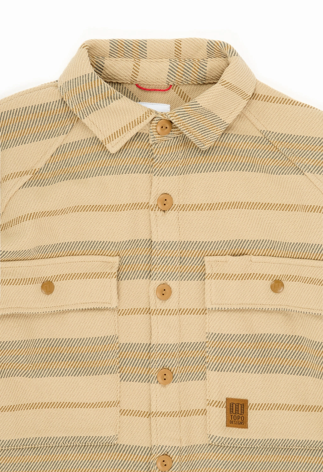 Topo Designs Men's Mountain Shirt Jacket - Sahara Stripe Multi Lightweight Wear