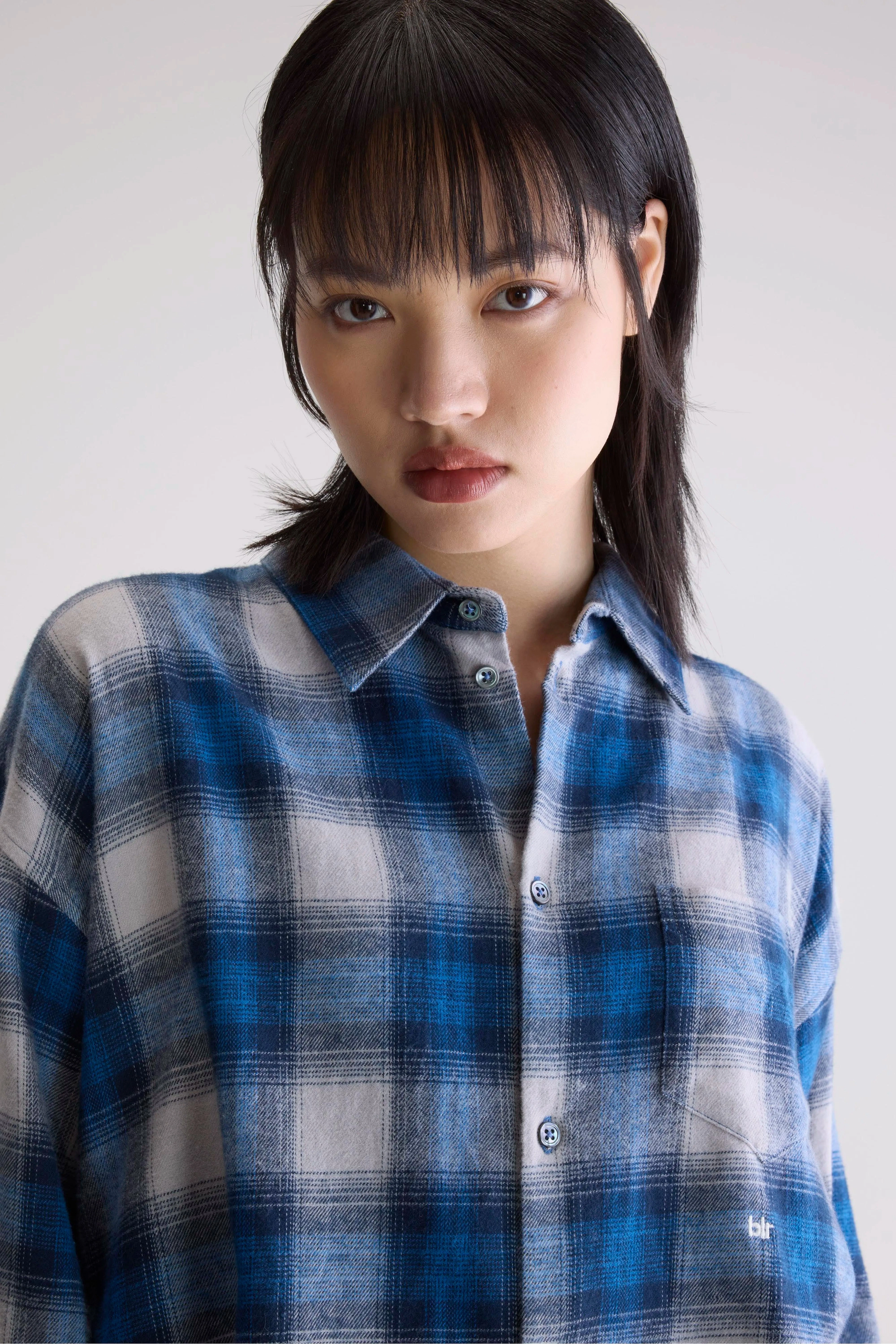 Urban Comfort Kraft cropped shirt (252 / W / CHECK A)