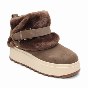 Neutral Style Easy Pairing Moonrise Faux Fur Foldover Ankle Bootie