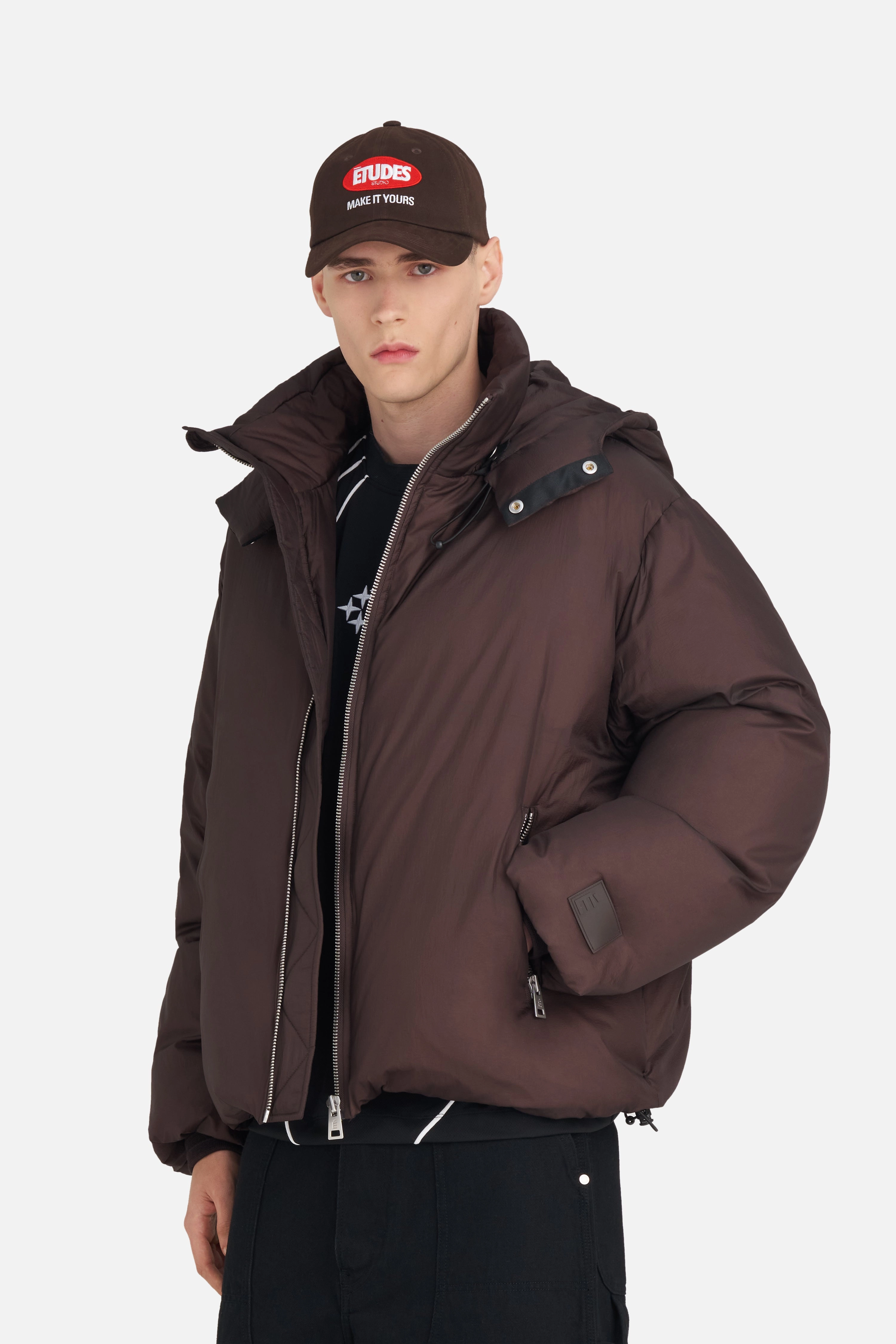 Impact Absorbing Back Panels Temperature Regulating Fill BOXY DOWN JACKET