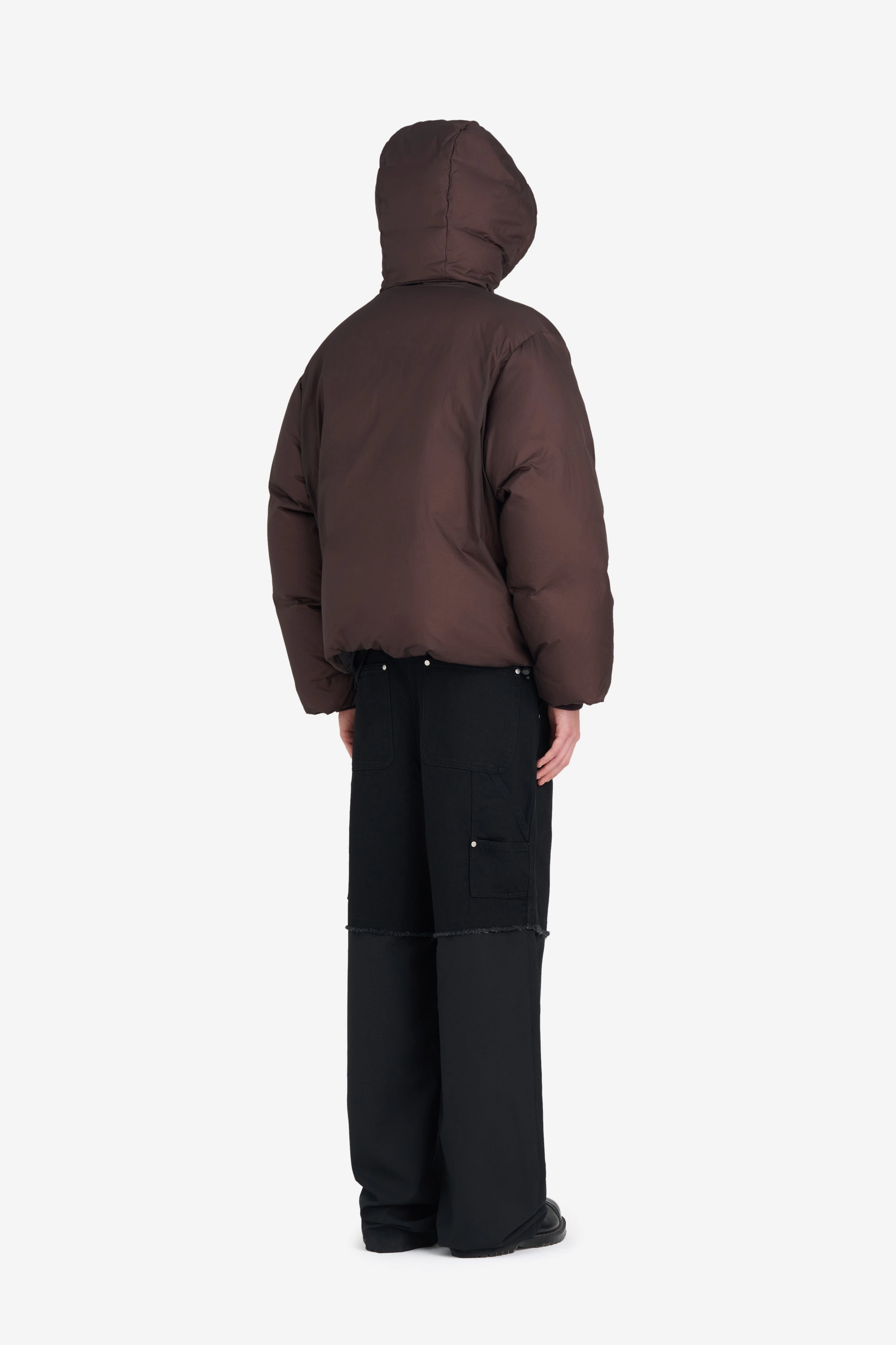 BOXY DOWN JACKET Oversized Fit Collar Stabilization System